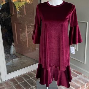 Nwt Lularoe Velvet Velour Maurine Swing 